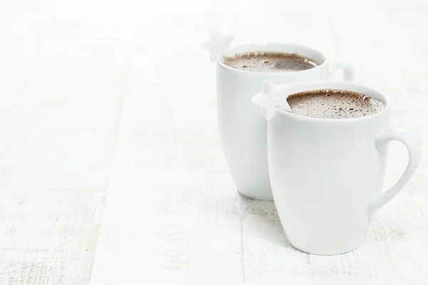 Koffie cups afgezwakt in retro stijl — Stockfoto