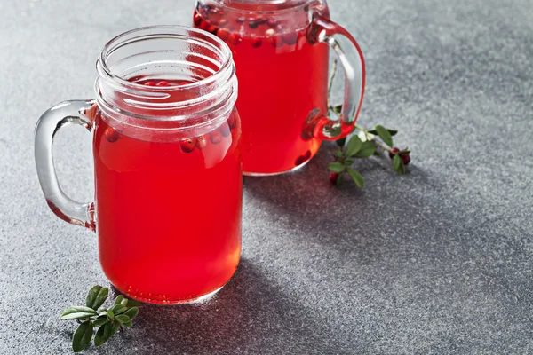 Cowberry hot drink — Stock Photo, Image