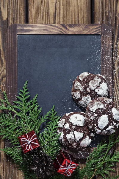 Christmas cookies bakgrund — Stockfoto