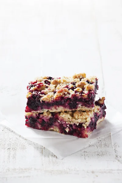 Rote Johannisbeerkuchen — Stockfoto