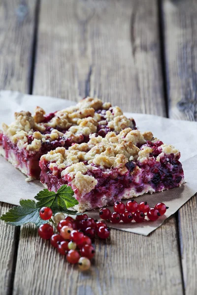 Red currant pie — Stock Photo, Image