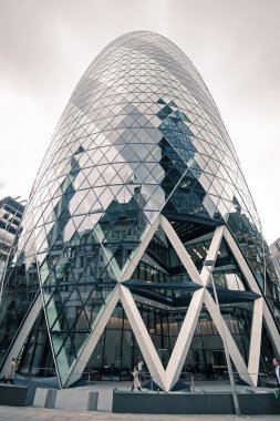 View of Gherkin building clipart