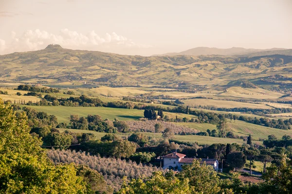 Landschap in Val d'Orcia — Stockfoto