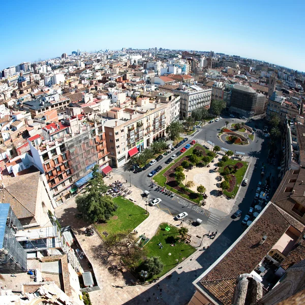 Tak av från toppen av katedralen, Valencia — Stockfoto