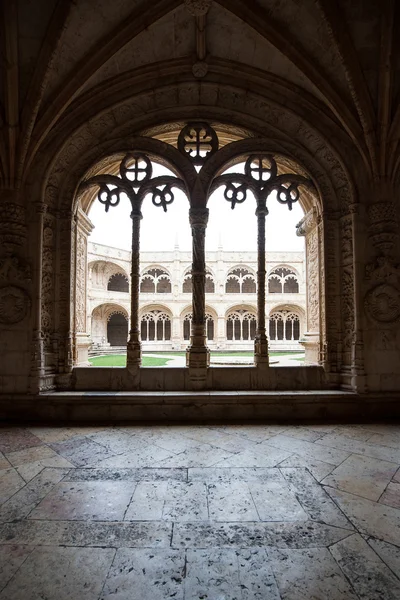 El Monasterio de Jerónimos (Mosteiro dos Jerónimos ) — Foto de Stock