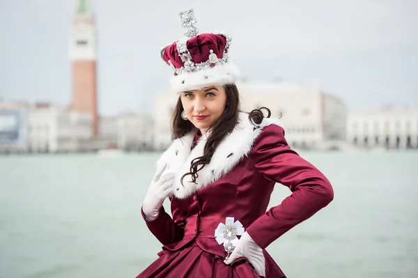 Carnival of Venice, beautiful mask — Stock Photo, Image