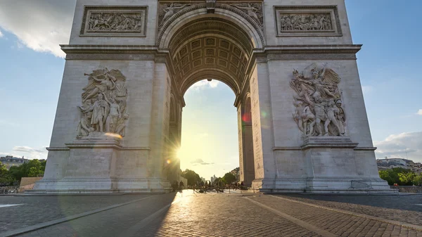 Łuk triumfalny w Paryżu, Francja. — Zdjęcie stockowe