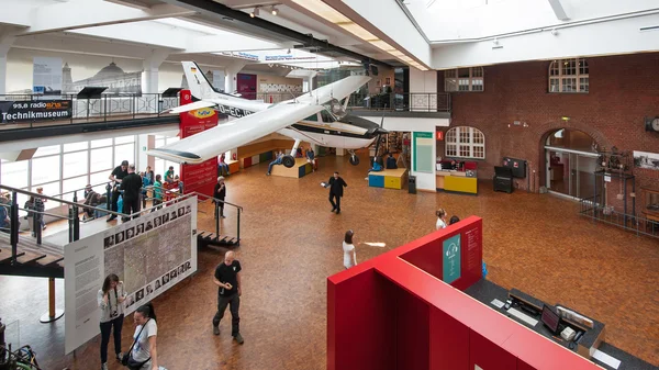 Vista interior do Museu de Trânsito e Técnicas . — Fotografia de Stock