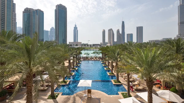 Palace Hotel swimming pool. — Stock Photo, Image