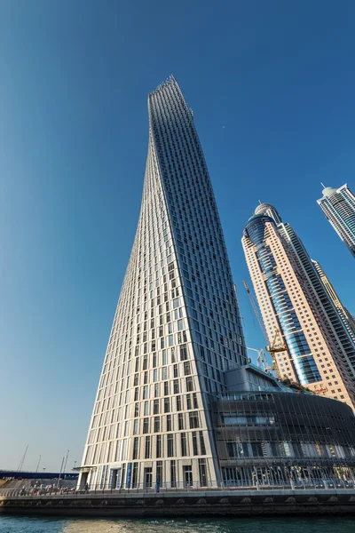 Una vista panorámica del horizonte de Dubai Marina — Foto de Stock