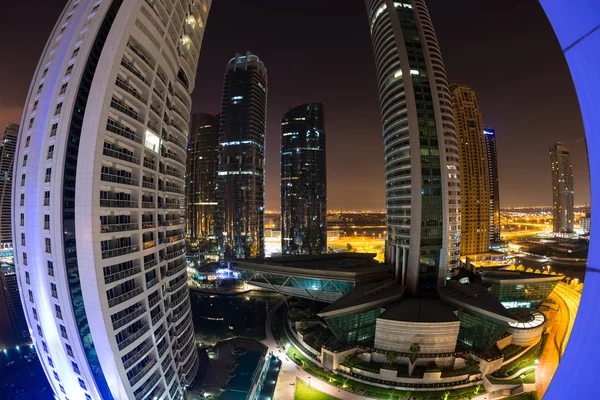 Obytné budovy Jumeirah Lakes Towers — Stock fotografie