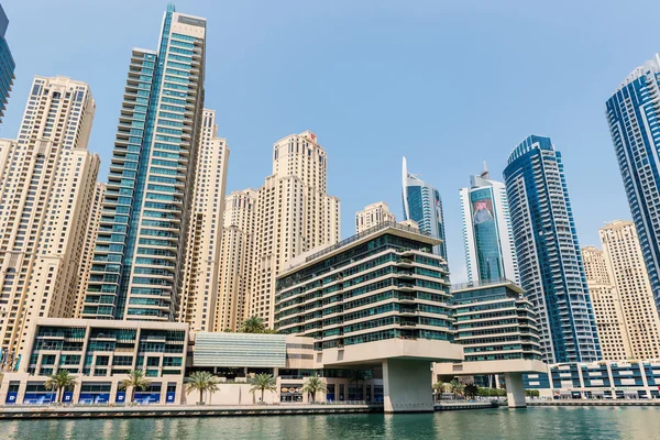 A bike rental of Dubai Marina. — Stock Photo, Image