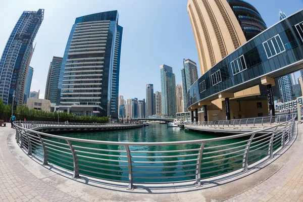A bike rental of Dubai Marina. — Stock Photo, Image