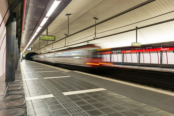 Tunnelbanestationen Rocafort. — Stockfoto