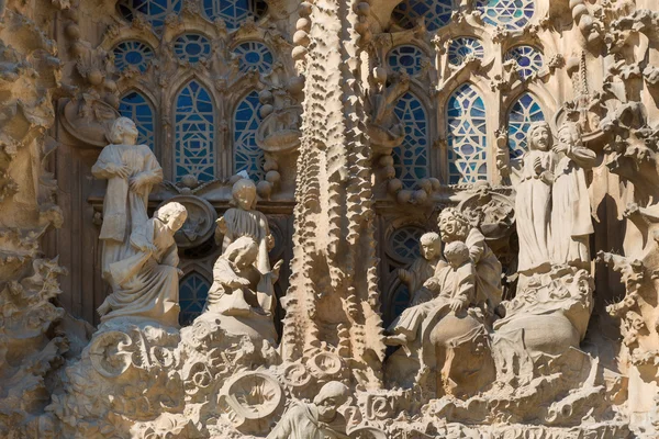 Detail of the Basilica of La Sagrada Familia. — Stock Photo, Image