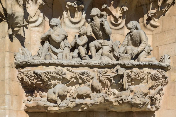 Detail of the Basilica of La Sada Familia. — Stock Photo, Image