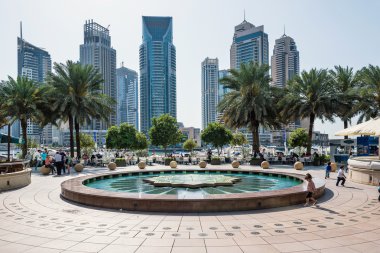 Dubai Yat Limanı manzarası panoramik manzaralı