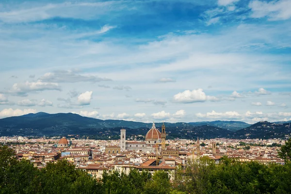 Panoramisch uitzicht op de stad vanaf Forte Belvedere. — Stockfoto