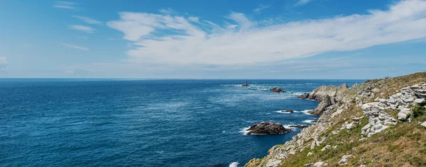 Pointe du Raz panoramautsikt. — Stockfoto