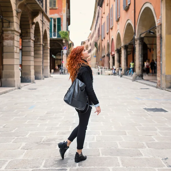 Redhead vrouw portret — Stockfoto