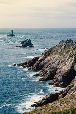 Pointe du Raz scenic view. clipart