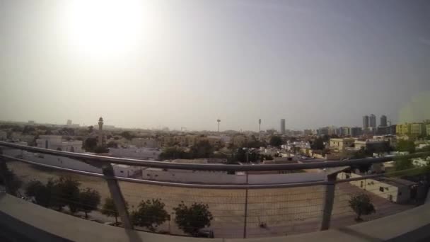 View from the Dubai Metro — Stock Video