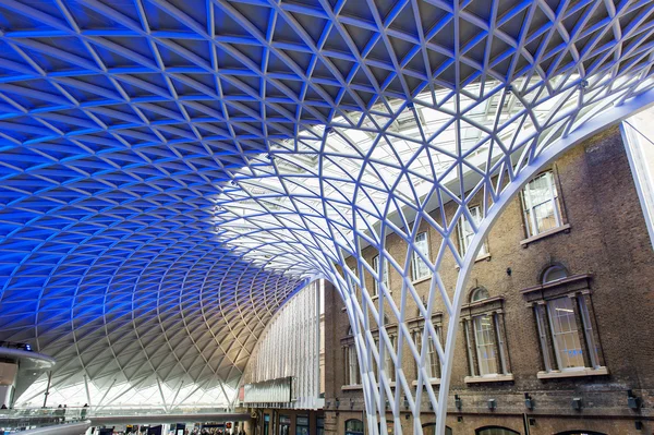 Architecture detail inside King's Cross railway station