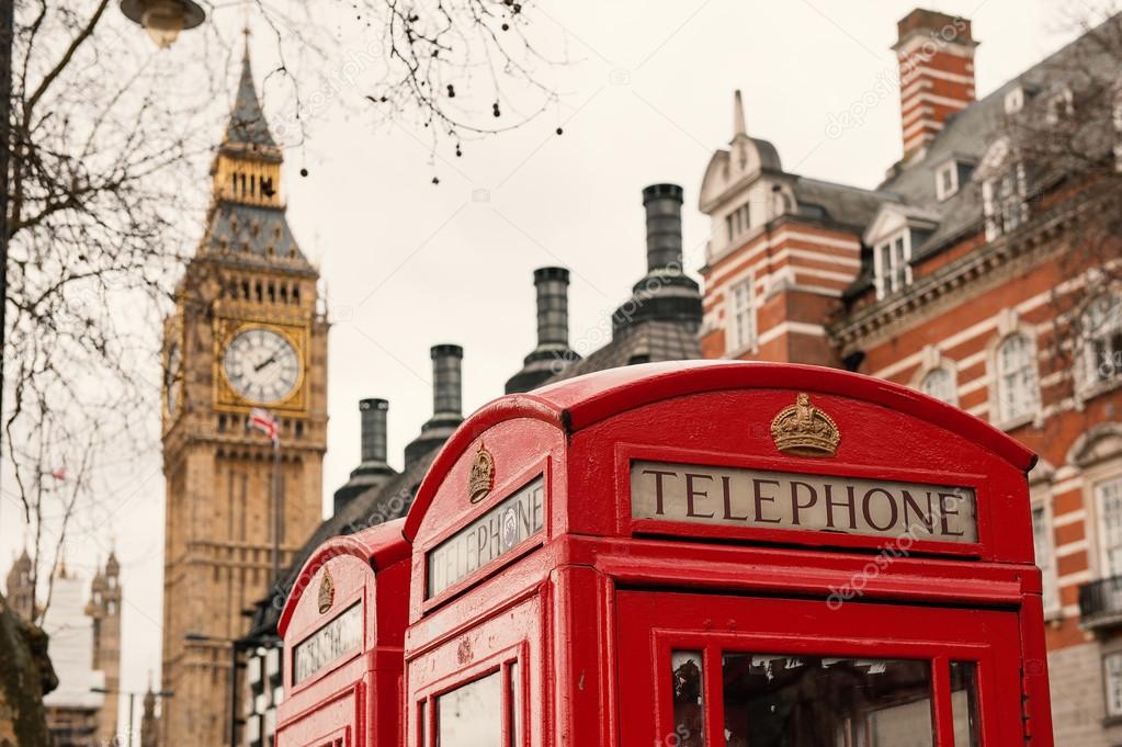 Telephone boxes with Big Bang