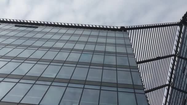 Nuevo edificio de oficinas modernas del Ayuntamiento — Vídeos de Stock