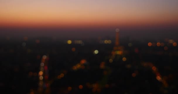 Blurred scenic view of Paris — Stock Video