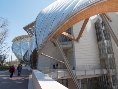 Louis Vuitton Foundation building in Paris