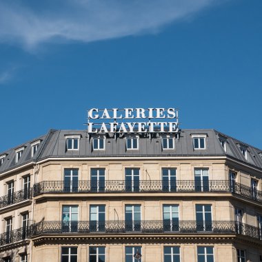 Lafayette shopping center in Paris