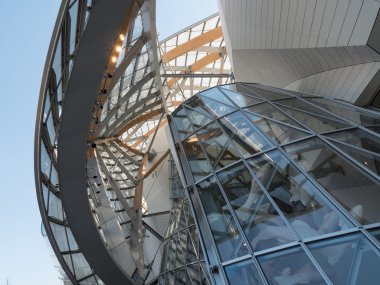 Louis Vuitton Foundation building in Paris