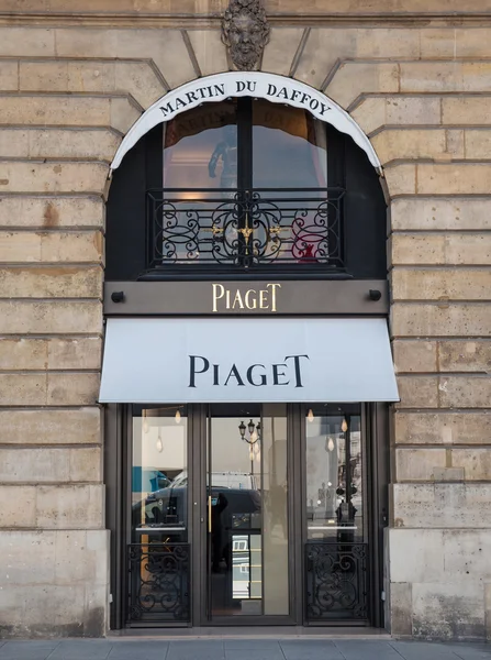 Tienda Piaget en su lugar Vendome en París — Foto de Stock