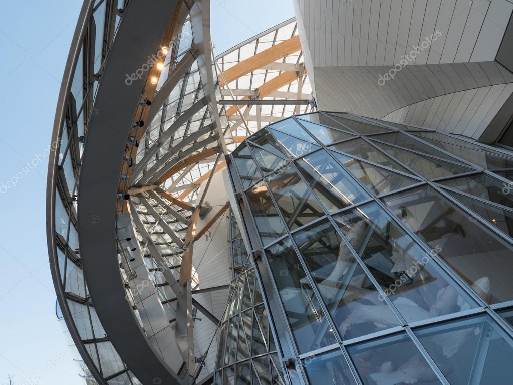 Louis Vuitton Foundation Designed by Frank Gehry Editorial Image