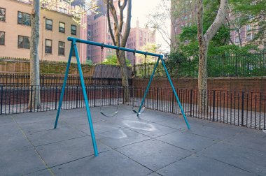 Mary O Connor empty playground in New York City