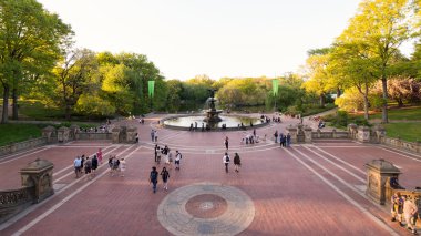 Water Fountain in Central Park in New York