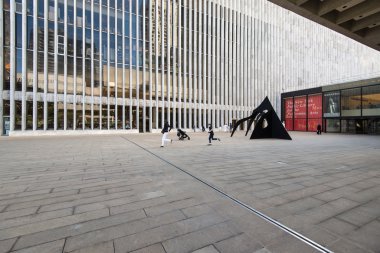 Square in front of The New York Public Library