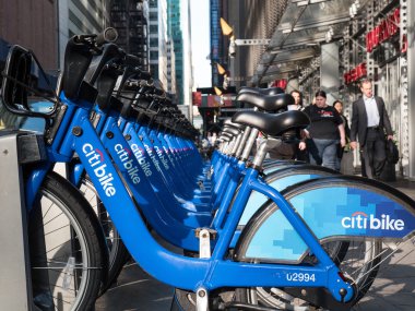 New York 'taki Citi Bisiklet İstasyonu