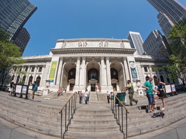 New York Halk Kütüphanesi binası.