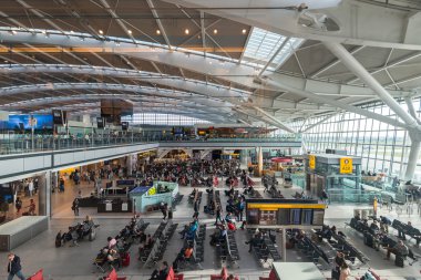Londra'nın Heathrow Havaalanı terminali
