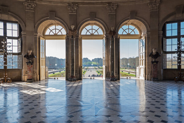 Vaux le Vicomte Castle interior in Paris