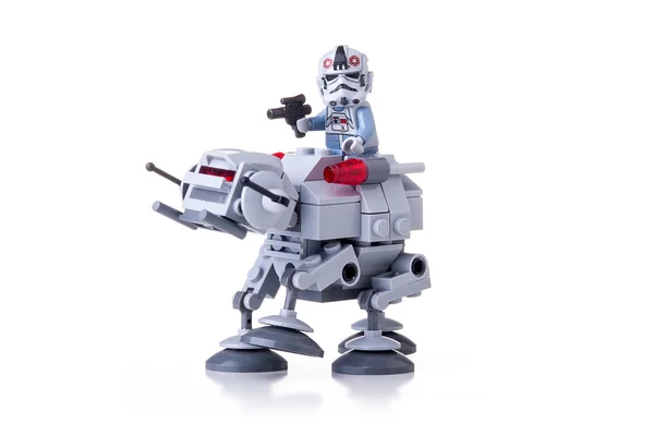 Studio shot of a Star Wars Lego AT-AT — Stock Fotó