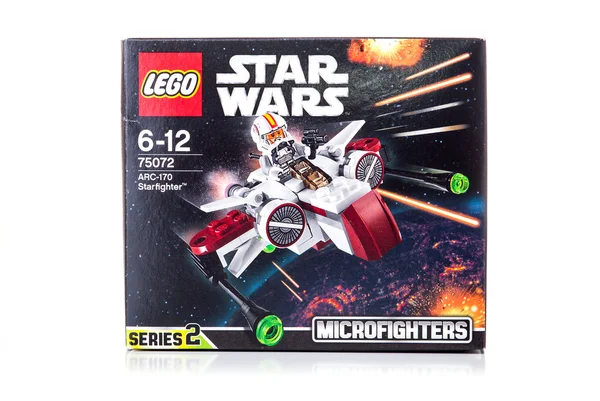 Studio shot of a Star Wars Lego box — Stock Photo, Image