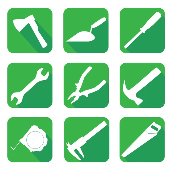 Tools icon set — Stock Vector