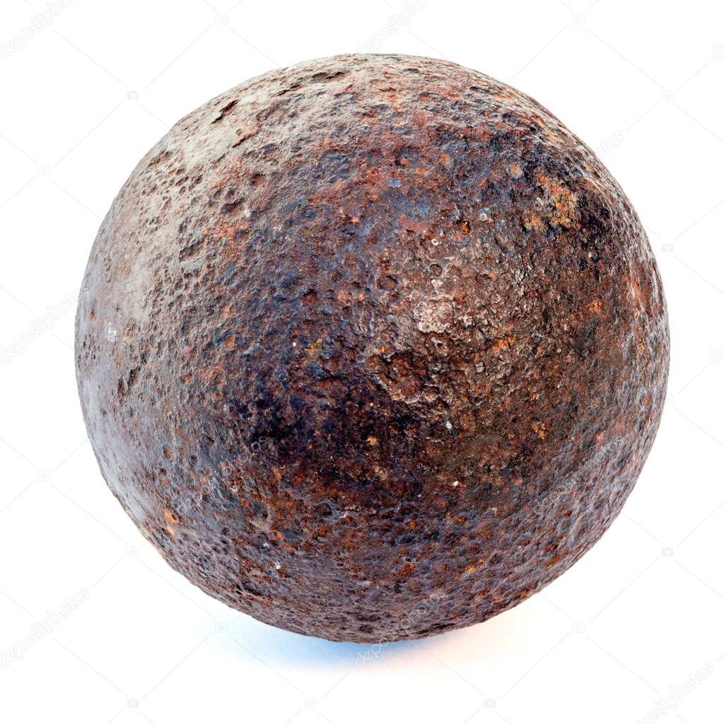 1812 year rust cannonball