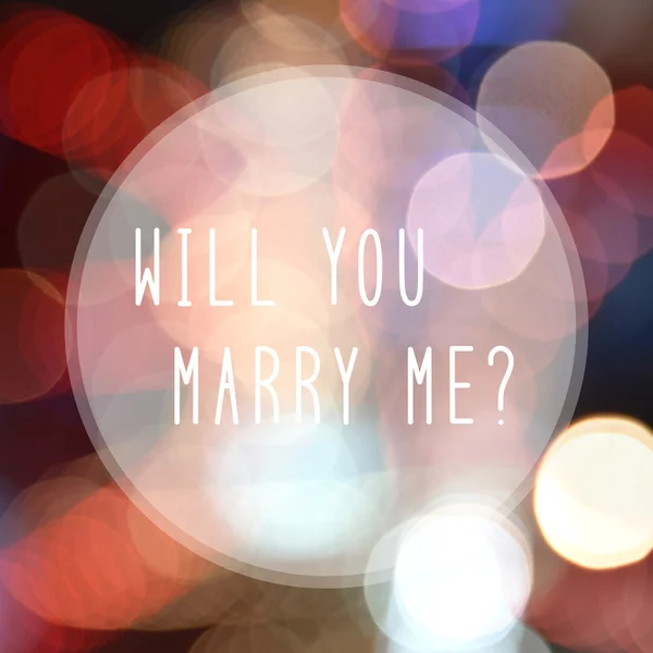 Will you marry me text