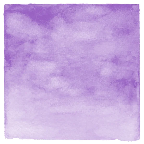 Aquarelle violette abstraite sur fond blanc — Photo