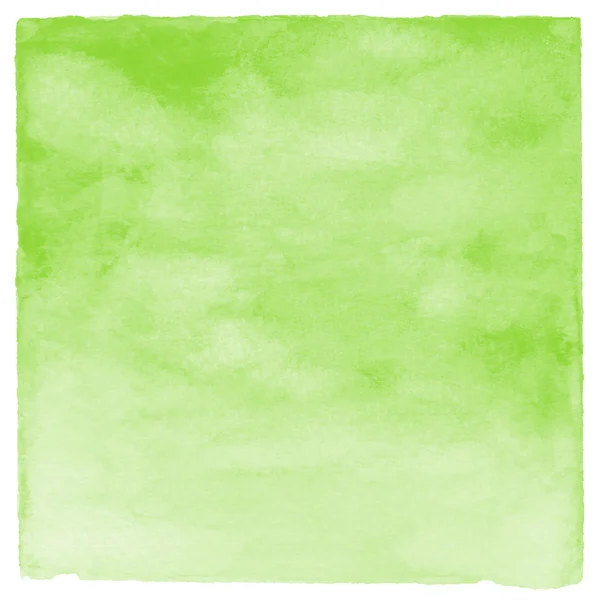 Abstraktní akvarel zelená — Stock fotografie