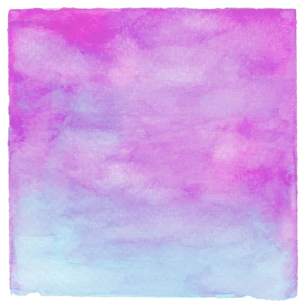 Aquarelle abstraite violette et bleue — Photo